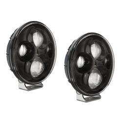 Okrągłe Lampy LED JW Speaker TS4000 7" Czarne