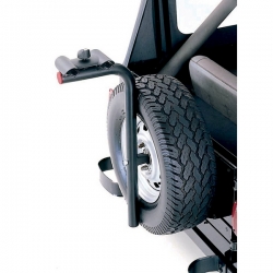 Bagażnik rowerowy na koło zapasowe , Jeep Wrangler JK