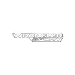 Naklejka/Emblemat Mopar "Wrangler Sport"