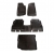 Komplet dywaników gumowych, czarny,  Wrangler Unlimited JLU