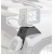 Uchwyty montażowe na zatrzaski maski kwadratowych lamp 3x3'' - Wrangler JL