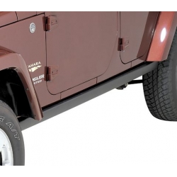 Progi Boczne Rock Rails Mopar Black Jeep Wrangler JK 4D 07-12