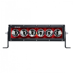 Lampa LED Radiance Plus 10" Czerwona Rigid