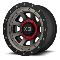 Felga Aluminiowa 9x20'' 5x127/5x139,7 ET0 XD 137 FMJ Ciemny Środek Czarny Rant  - Jeep Wrangler JK