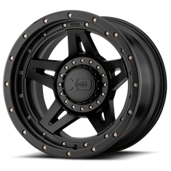 Felga Aluminiowa 9x17" 5x127 / 5x139,7 ET -12 XD 138 Brute Czarny - Jeep Wrangler JK