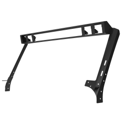 Mocowanie lamp LED nad przednią szybą listwa LED 30" oraz 4x Cube LED 3" Go Rhino - Jeep Wrangler JK 07-18