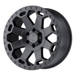 Felga aluminiowa 8x18" 5x127 ET30 Warlord Matte Gunmetal Black Rhino - Jeep Commander XK 05-07