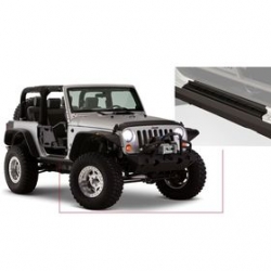 Zestaw listew osłonowych progów z nakładkami Trail Armor Bushwacker - Jeep Wrangler JK 07-18 2 Drzwi