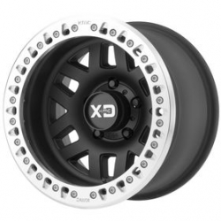 Felga Aluminiowa 9x17" 5x127 ET-38 XD 229 Beadlock Machete Crawl Satin Black - Jeep Wrangler JK 07-18