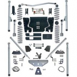 4.5'' Extreme Duty Long Arm Tri-Link Lift Kit Rubicon Express - Jeep Wrangler TJ 03-06