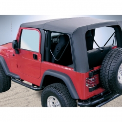 XHD Miękki dach, Black Diamond, Tinted Windows,Jeep Wrangler TJ