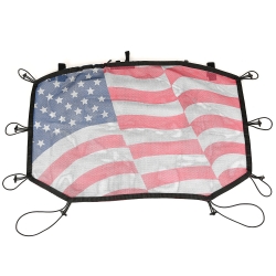 Dach siatkowy typu Eclipse, Amerykańska Flaga, 07-17 Jeep Wrangler JK