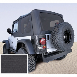 XHD Miękki dach, Black Denim, Tinted Windows, Jeep Wrangler TJ