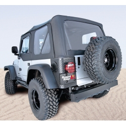 XHD Miękki dach, Black Diamond, Tinted, Jeep Wrangler LJU