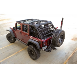 Siatka bagażowa, czarna, Jeep Wrangler JK Unlimited