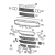Ramka reflektora lewa DODGE CHALLENGER 15-23 68259053AB