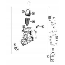 Filtr oleju JEEP WRANGLER GLADIATOR RAM DIESEL 3.0 V6 46347363 68507598AA