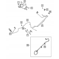 Przewód paliwowy rura JEEP WRANGLER JK 3.6 V6 12-18 68084962AD