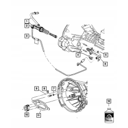 Wysprzęglik sprzęgła siłownik JEEP WRANGLER JK 3.6 3.8 V6 07-17 52060133AE