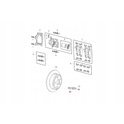 Czujnik ABS tylny tył JEEP WRANGLER JK 07-17 52125003AD