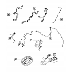 Kabel przewód dodatni baterii JEEP WRANGLR JL 24+ 2.0 4XE 68598942AA