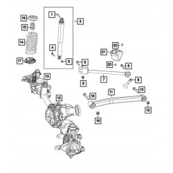Amortyzator przedni przód prawy lewy JEEP WRANGLER JL 18+ 68552761AA