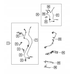 Przewód przewody paliwowe pary JEEP WRANGLER JL 18+ 2.0 52030222AH