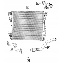 Przewód chłodnicy JEEP WRANGLER JL 18+ 2.0 4XE 68464624AB