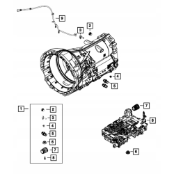 Przewód rura do skrzyni JEEP WRANGLER JL 18+ 2.0 4XE 68413402AC