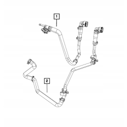 Przewód rura wąż nagrzewnicy JEEP WRANGLER JL 18+ 2.0 68280783AE