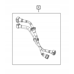 Rurka przewód wąż powietrza JEEP WRANGLER JL 18+ 2.0 4XE 68427735AC