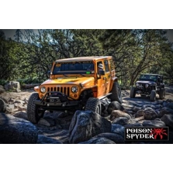 Zderzak przedni stalowy POISON SPYDER Brawler średni z pałąkiem - Jeep Wrangler JK