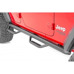 Progi, Stopnie Rough Country Nerf Steps - Jeep Wrangler JL 4-Drzwi