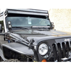 Zestaw do Montowania Lamp LED D-Series Podwójnie na Słupku A Rigid Jeep Wrangler JK 07-17