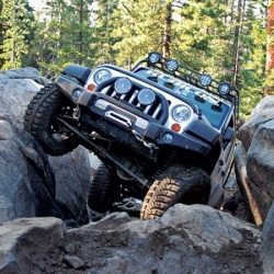 Extreme-Duty Long Arm 4-Link Kit, Coil-over, Odboje RUBICON EXPRESS - Jeep Wrangler JK