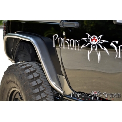 Błotniki nadkola tylne Crusher aluminiowe POISON SPYDER - Jeep Wrangler JK