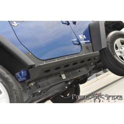 Osłony boczne Brawler Rockers aluminiowe POISON SPYDER - Jeep Wrangler JK