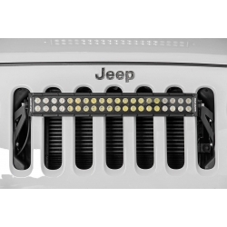 Mocowanie listwy LED 50cm do grilla Rough Country - Jeep Wrangler JK