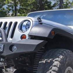 Osłony kierunkowskazów bocznych czarne Smittybilt - Jeep Wrangler JK