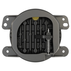Halogeny przednie JW Speaker 6145 J2 Czarne - Jeep Wrangler JK