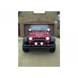Zderzak przedni rurowy SMITTYBILT czarny połysk - Jeep Wrangler JK