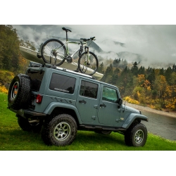 Listwy Bagażnika Dachowego Nebo Srebrny Teraflex Jeep Wrangler JK 4 Drzwi