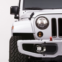 Halogeny przednie JW Speaker 6145 J2 Czarne - Jeep Wrangler JK
