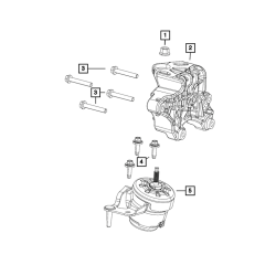 Poduszka silnika prawa WRANGLER JL 2.0T 68271526AC 68622628AA