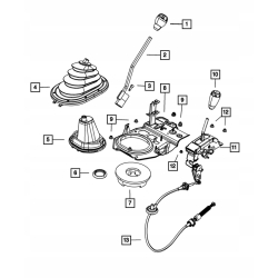 Osłona gumowa drążka zmiany biegów WRANGLER JK 52060069AC
