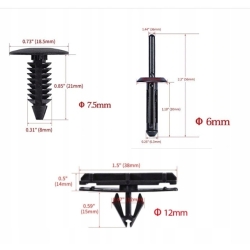 Nit zrywalny kołek spinka WRANGLER JK 6506007AA