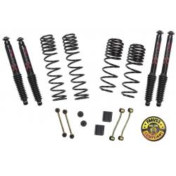 2-2.5'' Lift  Dual Rate-LT  zestaw , amortyzatory Black MAX ,2 drzwi - Wrangler JL