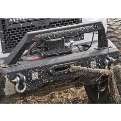 Zderzak Przedni Stalowy LED z Płytą pod Wyciągarkę Rough Country - Jeep Wrangler JL
