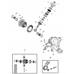 Elektromagnes blokady blokada D44 Wrangler Rubicon JK 68312884AA