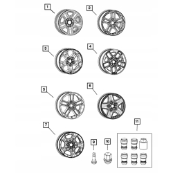 Felga WRANGLER 392 JL JK GLADIATOR 6KC871A7AA